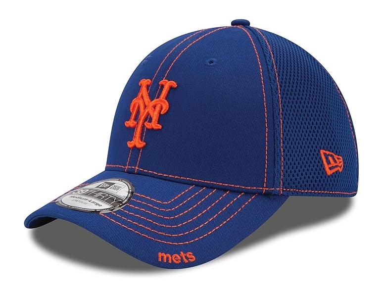 New Era New York Mets Royal Blue Neo 39THIRTY Stretch Fit Hat